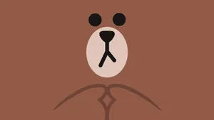 Brown Bear Character Wallpaper