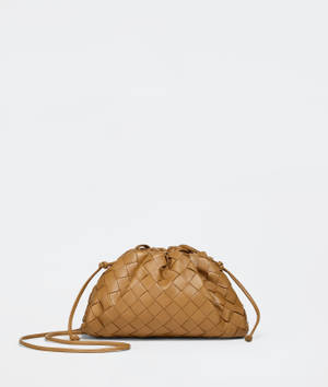 Brown Bottega Veneta Mini Pouch Wallpaper