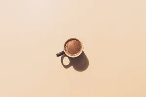 Brown Ceramic Teacup Wallpaper