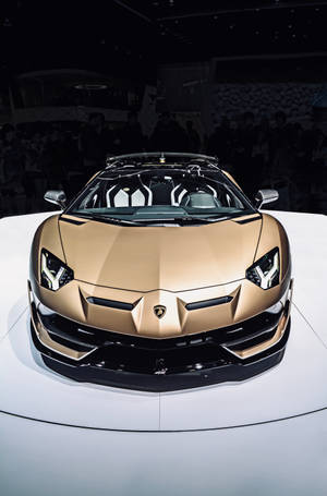 Brown Lamborghini Sports Car Wallpaper