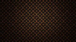 Brown Louis Vuitton Monogram Pattern Wallpaper