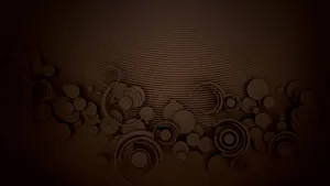 Brown Minimalistic Abstract Design Wallpaper