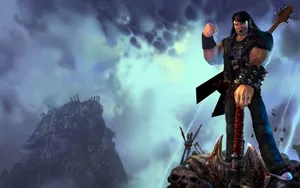 Brutal Legend Eddie Digital Cover Wallpaper