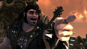 Brutal Legend Eddie Rock Outfit Wallpaper