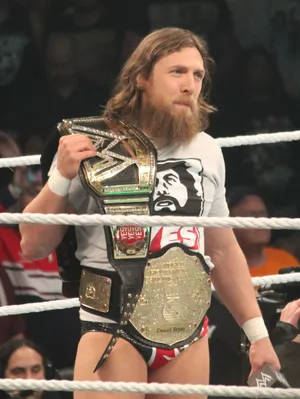 Bryan Danielson, The World Heavyweight Champion, Wwe Star Wallpaper
