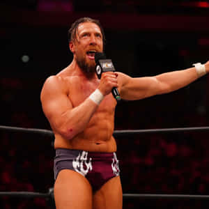 Bryan Danielson Three-time Wwe Champion Wallpaper