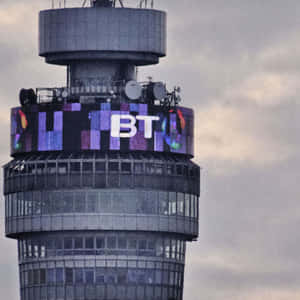 Bt Tower With Round Screen Wallpaper