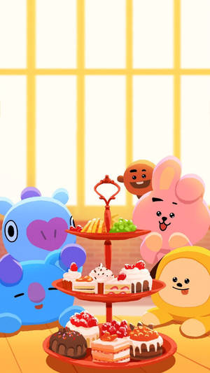 Bt21 Craving Sweets Wallpaper