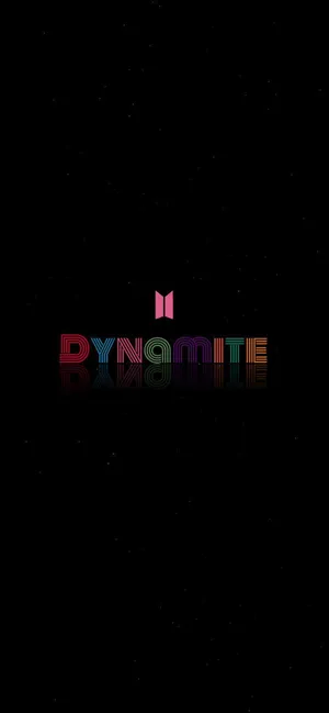 Bts 2021 Dynamite Logo Wallpaper
