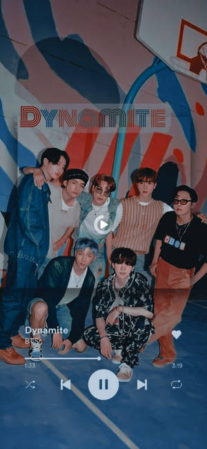 Bts 2021 Dynamite Playing Wallpaper