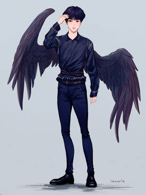 Bts Anime Black Swan Kim Seok-jin Wallpaper