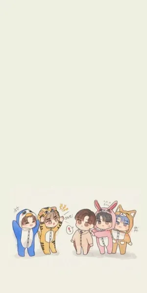 Bts Anime Onesies Wallpaper