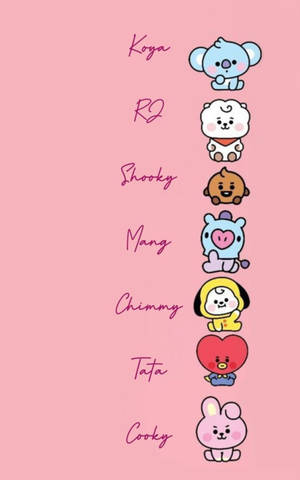 Bts Bt21 Name Game Wallpaper