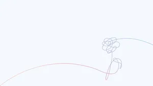 Bts Cartoon Flower Wallpaper