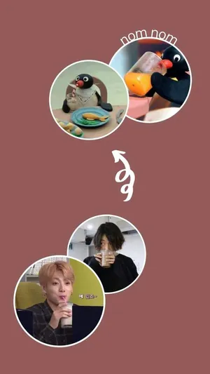 Bts Jungkook As Pingu Wallpaper