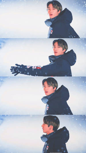 Bts Jungkook Winter Outfit 2020 Wallpaper