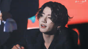 Bts’s Jungkook Looking Beautiful With Long Hair Wallpaper