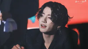 Bts’s Jungkook Looking Beautiful With Long Hair Wallpaper