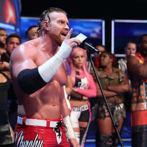 Buddy Murphy Talking Wwe Raw Wallpaper
