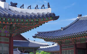 Buildings At The Gyeongbokgung Palace Wallpaper