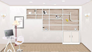 Built-in Shelves Wallpaper