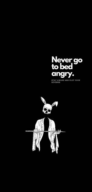 Bunny Skeleton Aesthetic Swordsman Wallpaper