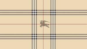 Burberry Tartan With Logo Wallpaper