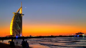 Burj Al Arab Golden Sunset Wallpaper