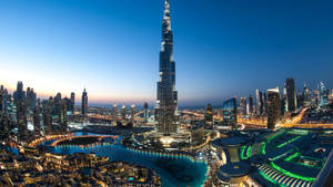 Burj Khalifa At Dusk, Dubai 4k Wallpaper