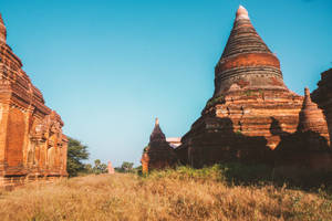 Burma Mingalazedi Pagoda Wallpaper