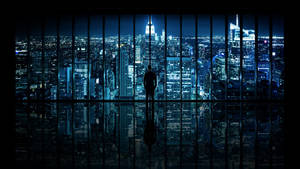 Business With Night Cityscape Wallpaper
