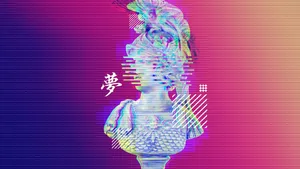 Bust Purple Aesthetic Tumblr Laptop Wallpaper