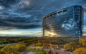 Bustling Cityscape Of San Antonio Square Wallpaper