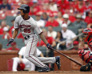 Byron Buxton Dropping Baseball Bat Wallpaper