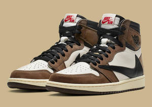 Cactus Jack Travis Scott Jordan 1 Brown Aesthetic Wallpaper