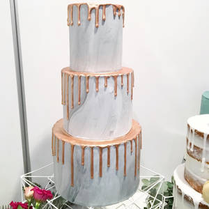 Cake Rose Gold Marble Wallpaper