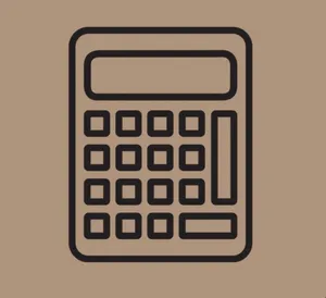 Calculator Digital Art Outline Wallpaper