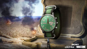 Call Of Duty Black Ops Cold War Emerald Trooper Watch Wallpaper