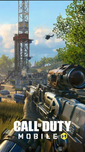 Call Of Duty Mobile Raid Pov Logo Wallpaper