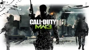Call Of Duty Modern Warfare 3 Digital Collage Wallpaper