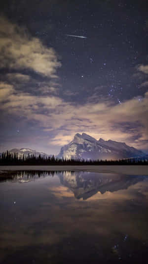 Calm Lake Reflecting The Sky Nature Android Hd Wallpaper
