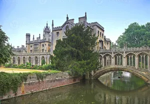 Cambridge University Bridge Of Sighs Long Shot Wallpaper