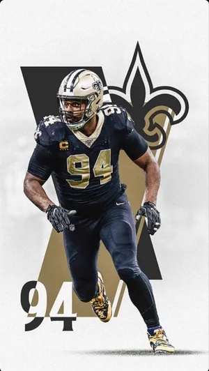 Cameron Jordan #94 Wallpaper