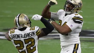 Cameron Jordan With Teammate Wallpaper