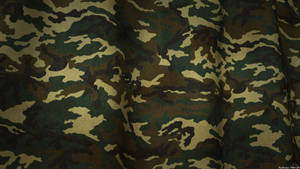 Camo Creased Pattern Wallpaper