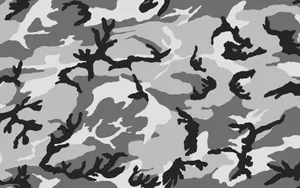 Camo Gray And Black Wallpaper