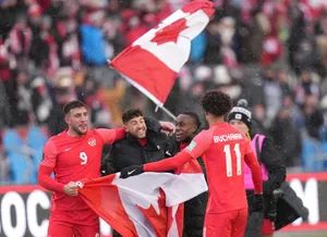 Canadian Soccer Team Celebration Wallpaper