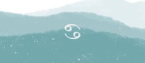 Cancer Aesthetic Green Simple Art Wallpaper