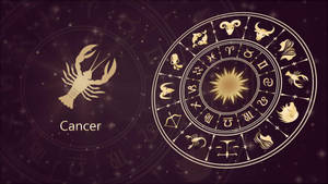 Cancer Zodiac Circle Wallpaper
