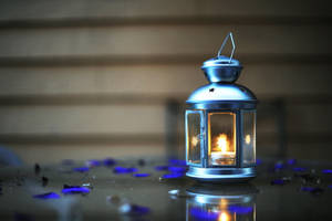 Candle Holder Elegance Wallpaper